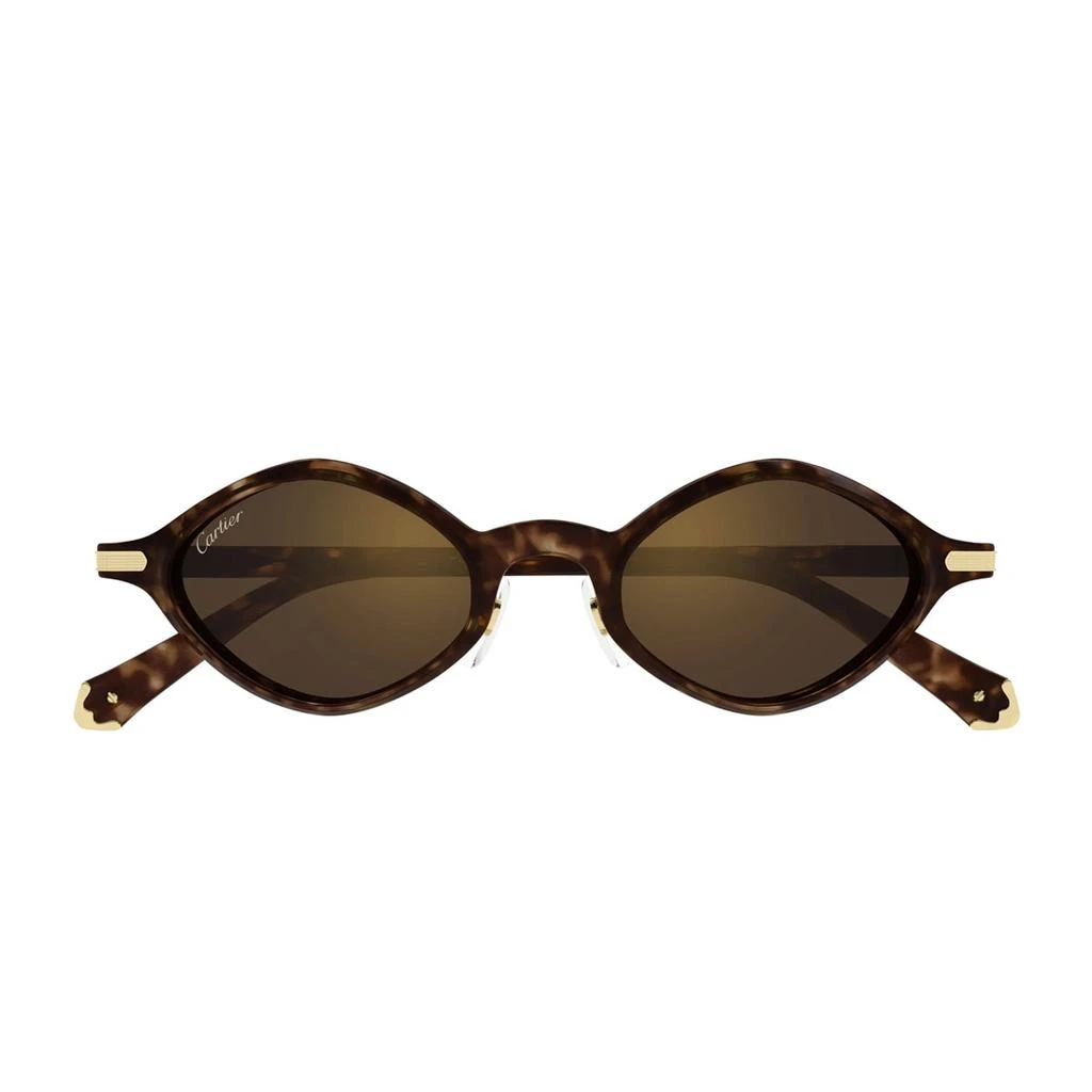 Cartier Eyewear Cartier Ct0540s Première De Cartier 002 Havana Brown Glasses 1