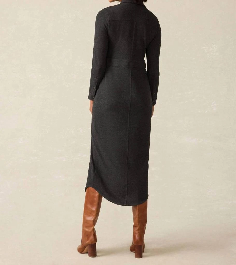 knee length dresses for ladies Legend Sweater Hudson Dress - Silver Lake Plaid