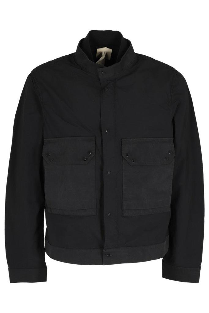 Ten C Tailored Black Surcoat With Button Closure - Jackets