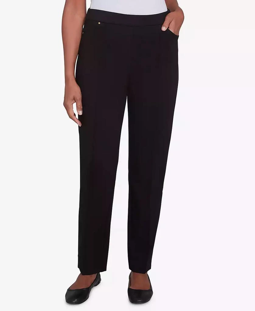 Alfred Dunner Women's Romancing the Stone Romance Short Length Ponte Pants 1