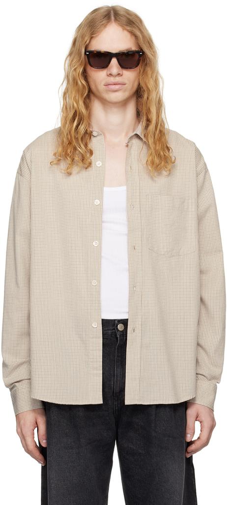 mfpen Beige Executive Shirt