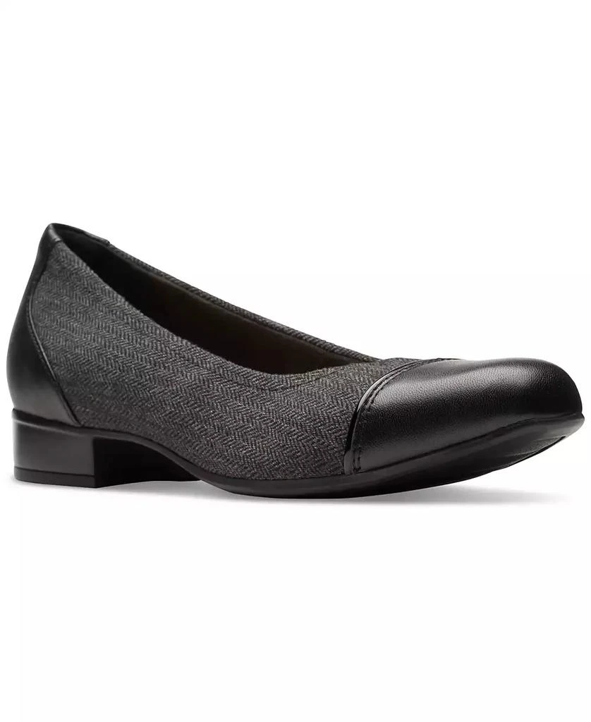 Clarks Women's Juliet Step Slip-On Cap-Toe Flats 1