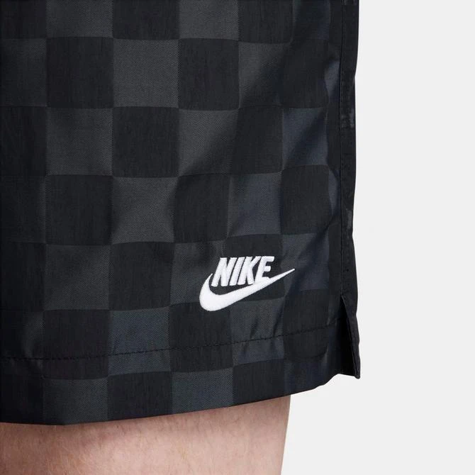 NIKE Men's Nike Club Checkered Nylon Flow Shorts 5