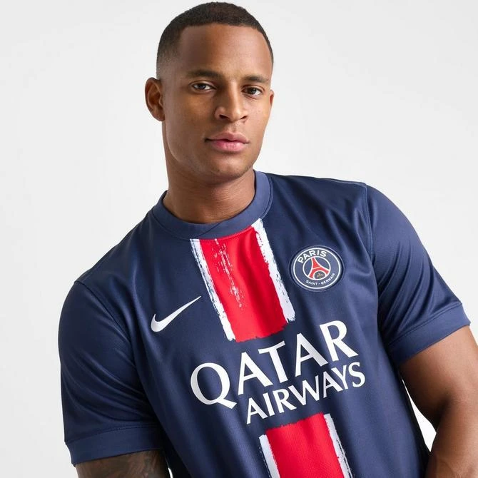 NIKE Men's Nike Paris Saint-Germain 2024-25 Stadium Home Dri-FIT Replica Soccer Jersey 5