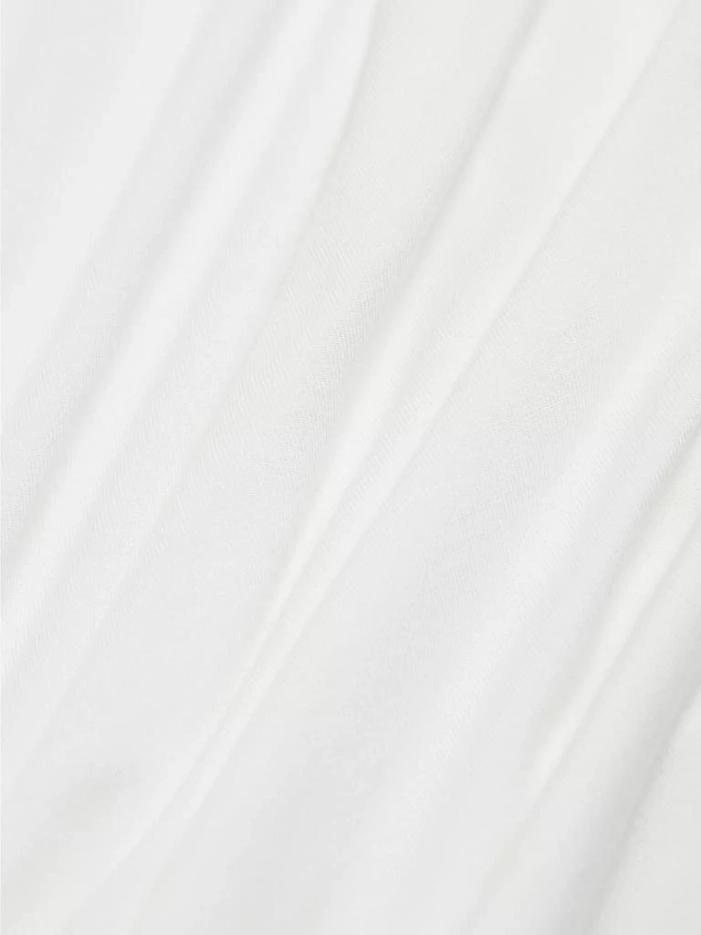 SIMKHAI Estelle Wrap Crop T-Shirt 7