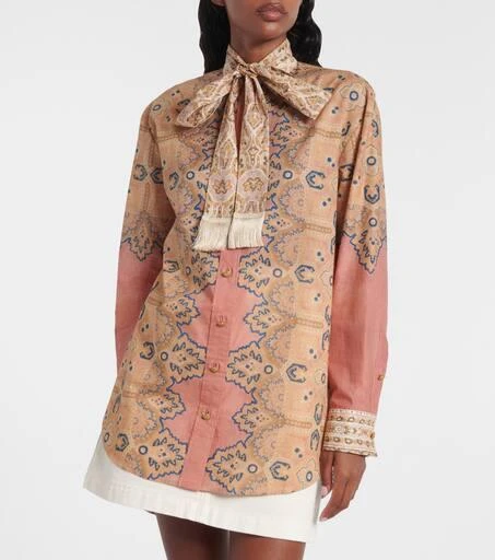 Valentino Voyage Imaginaire cotton muslin blouse 6