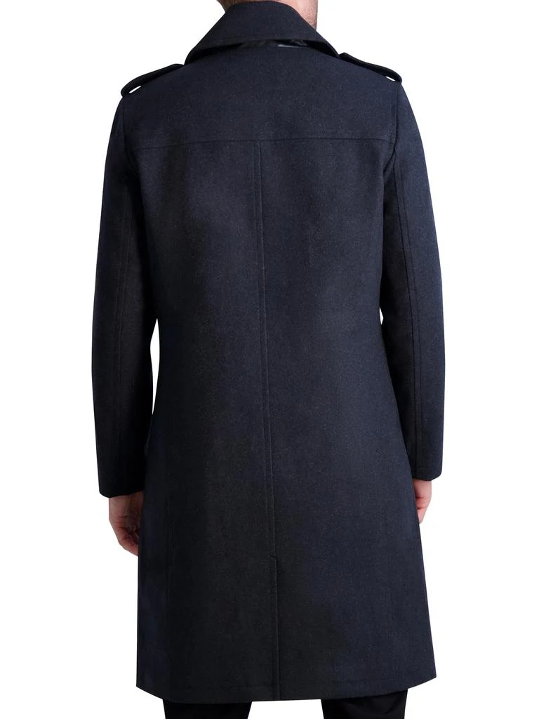 Karl Lagerfeld Paris Double Breasted Trench Coat 2