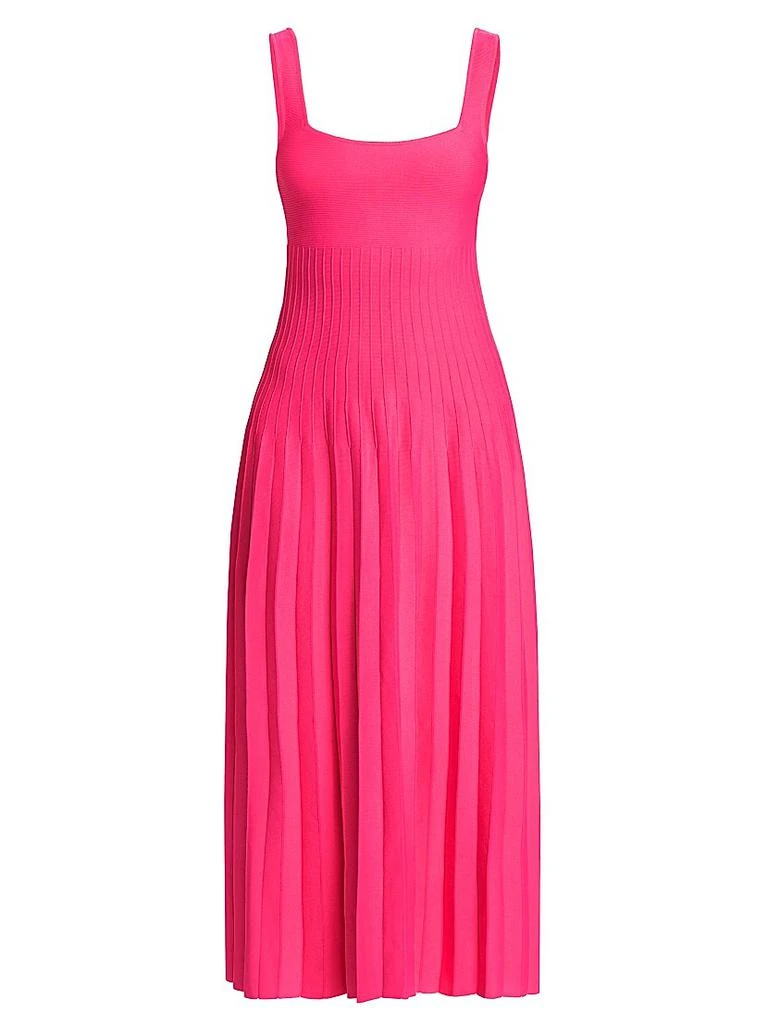 Staud Ellison Rib-Knit Sleeveless Midi-Dress 1