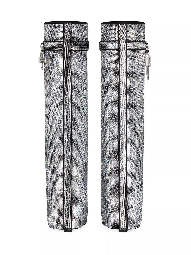 Givenchy Shark Lock Boots Wide Fit In Strass 6