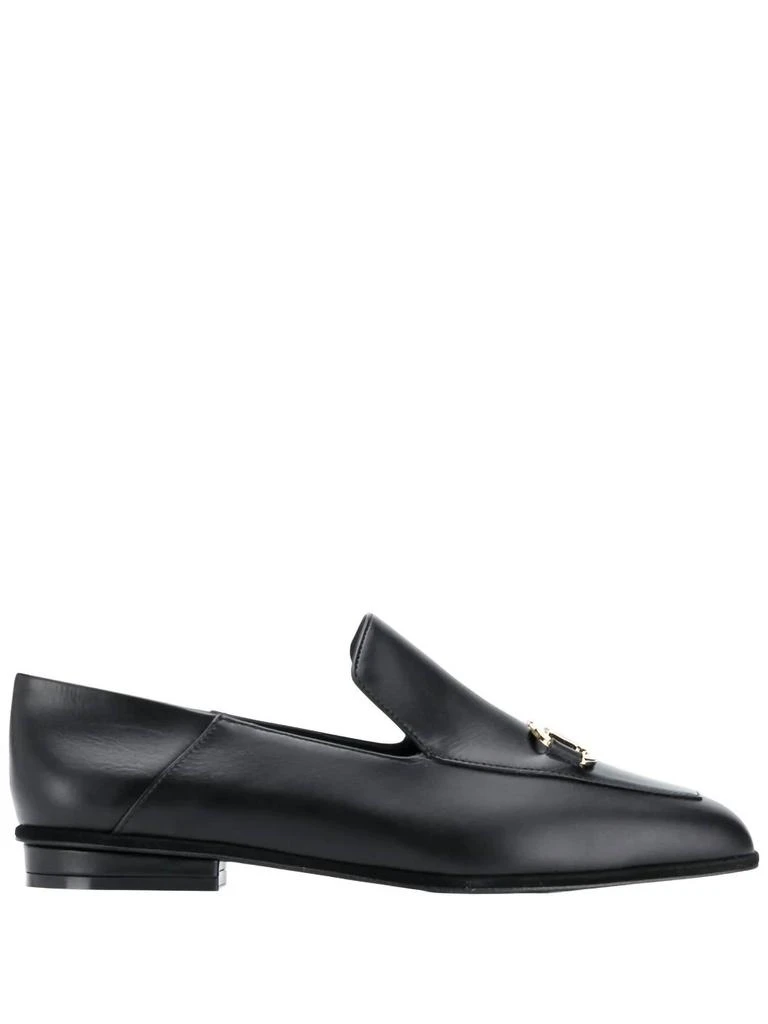 Salvatore Ferragamo Salvatore Ferragamo - Women
s Square-toe Leather Loafers 1