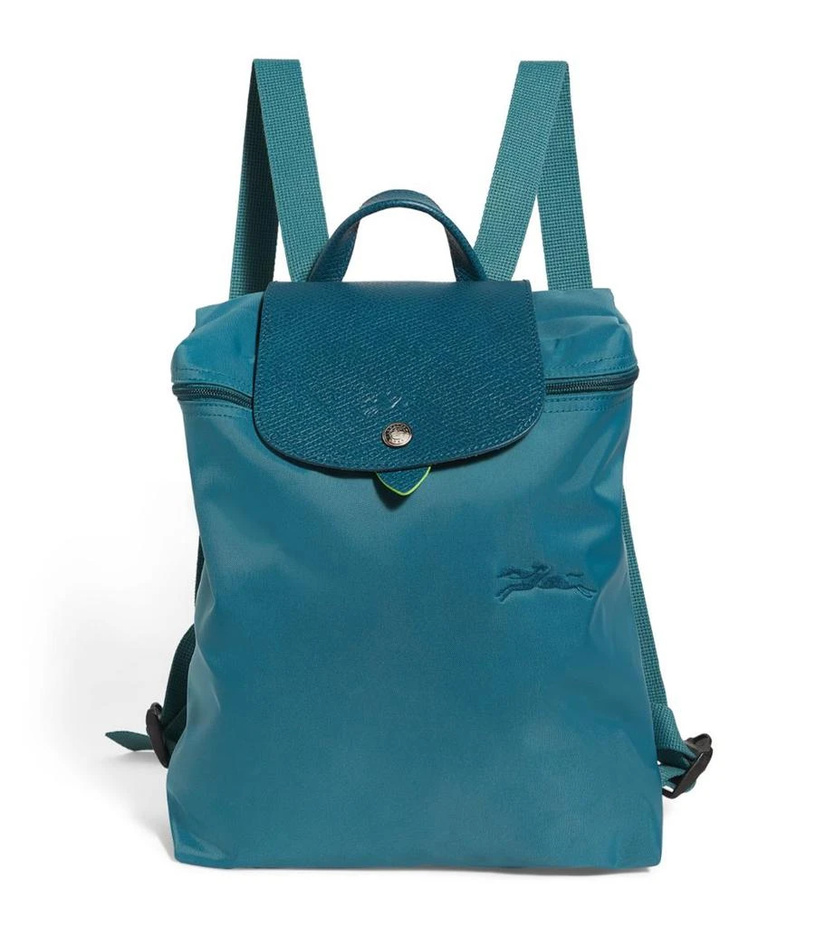 Longchamp Medium Le Pliage Green Backpack 1