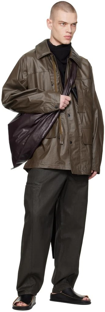 Lemaire Purple Scarf Bag 4