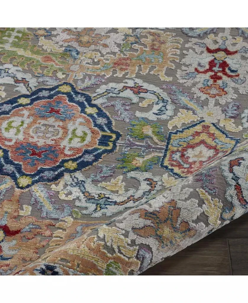 Nourison Ankara Global ANR12 Gray and Multi 4' x 6' Area Rug 3