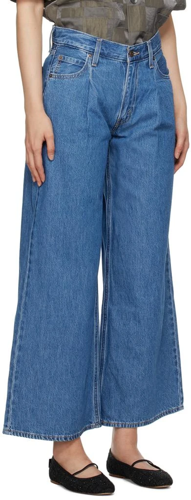 Levi's Blue Baggy Dad Wide Leg Jeans 2