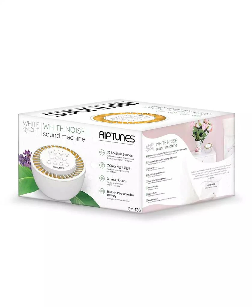 Riptunes White Noise Sound Machine with 36 Soothing Sounds 2