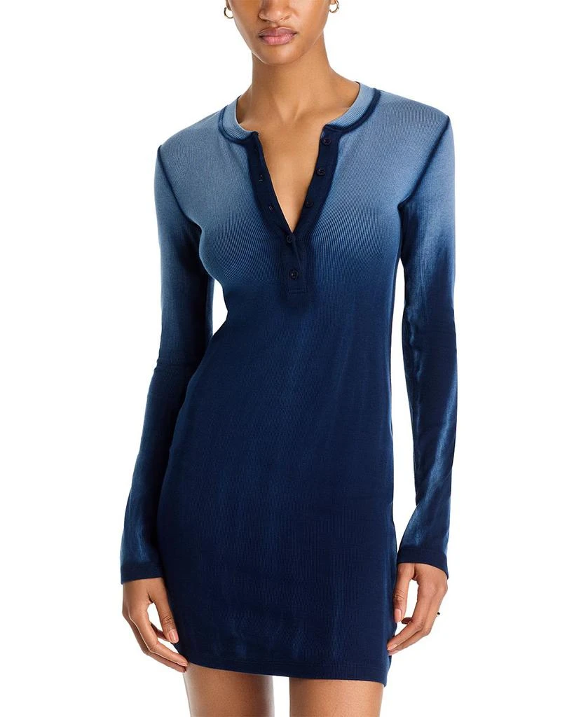 Cotton Citizen Verona Henley Mini Dress 1