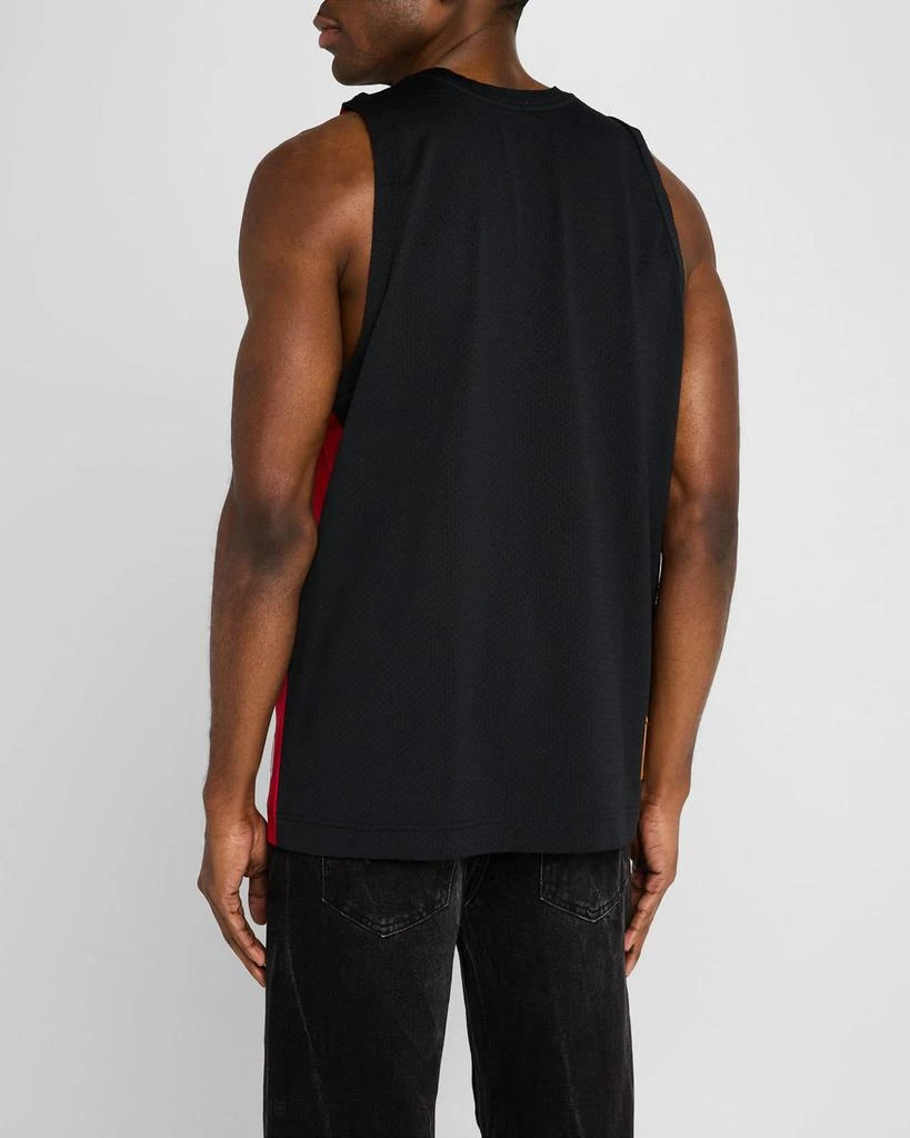 PURPLE Men's Chicago Bulls Mesh Jersey Tank Top 3