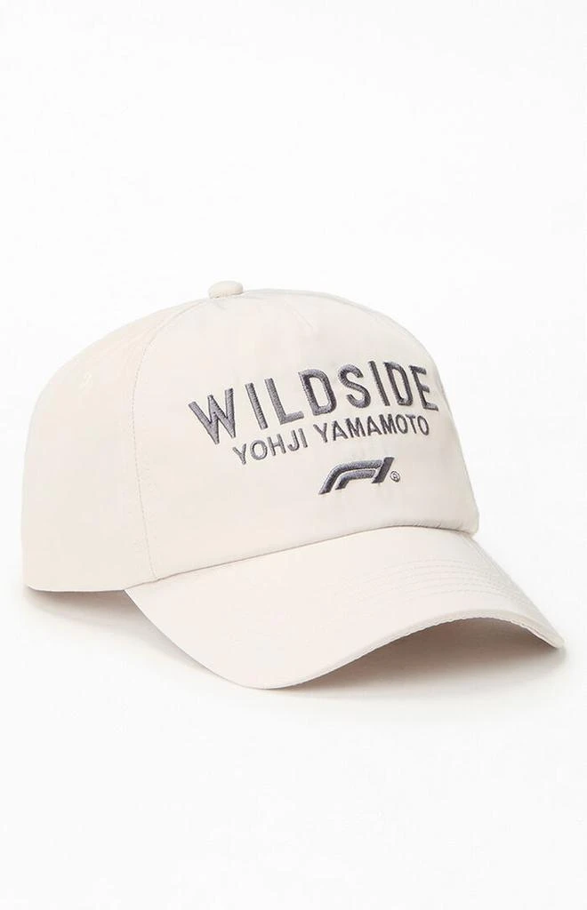 Formula 1 x Wildside Yohji Yamamoto x PacSun Tan Logo Dad Hat 3