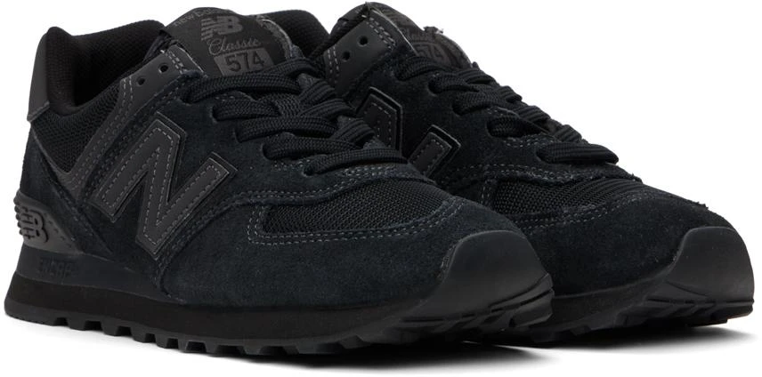 New Balance Black 574 Core Sneakers 4