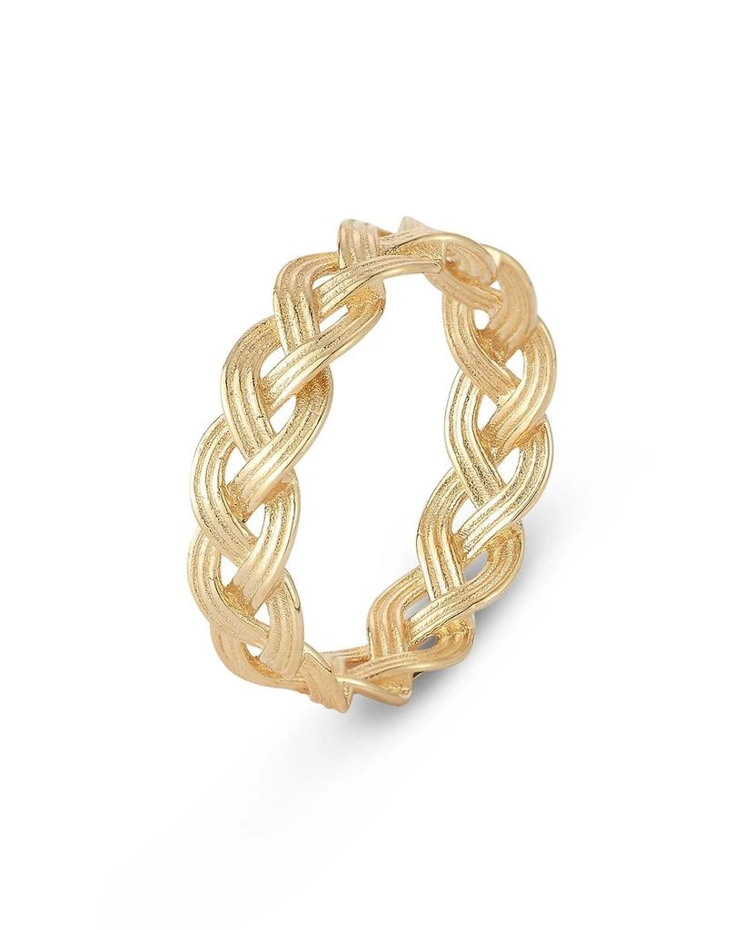 Bloomingdale's Fine Collection Groovy Braided Band in 14K Yellow Gold 2