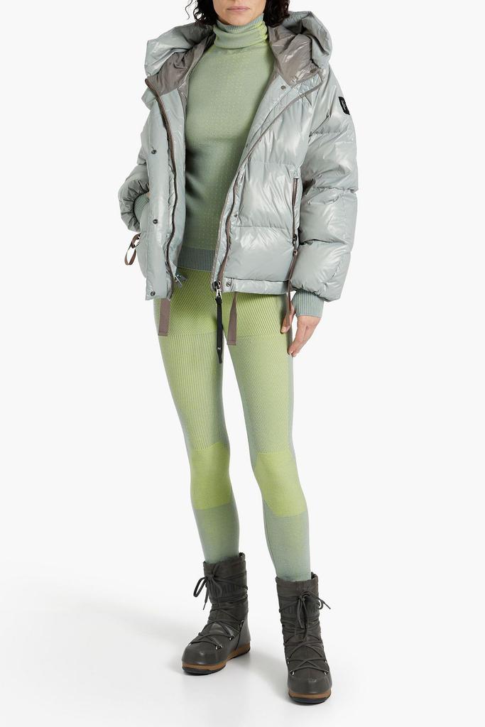 Holden Quilted coated hooded down jacket