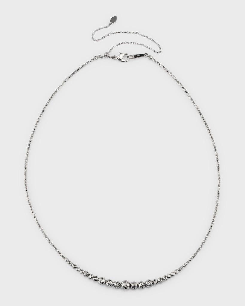 Platinum Born Platinum Graduated Ball Necklace