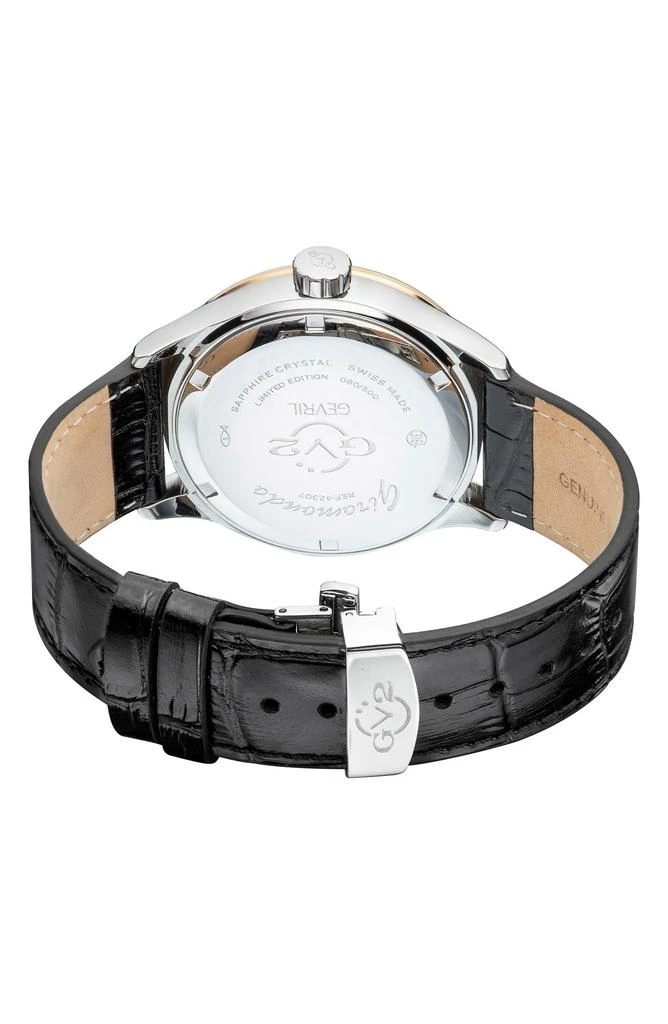 Gevril Men's Giromondo Swiss Quartz Watch, 42mm 2