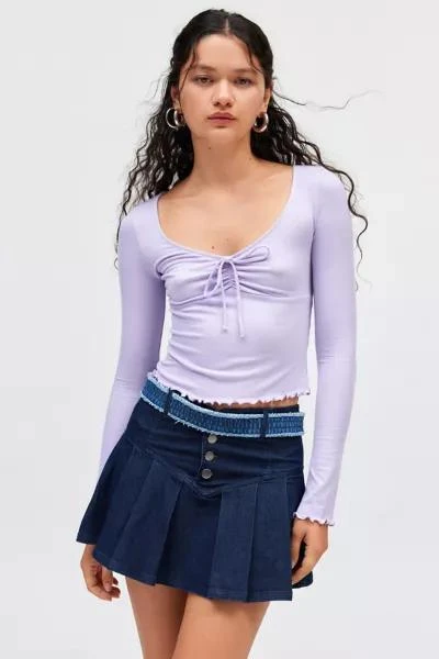 Kimchi Blue Kimchi Blue Quinn Ribbed Long Sleeve Top 3