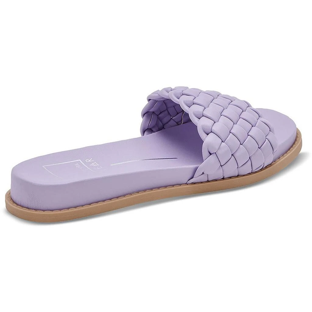 Dolce Vita Grazie  Womens Basketweave Slip On Slide Sandals 7