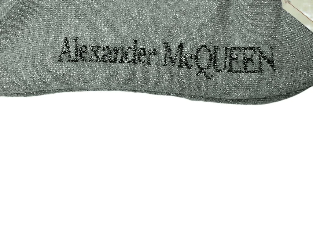 Alexander McQueen Alexander McQueen Women
s Metallic Mid-Calf Socks L 4