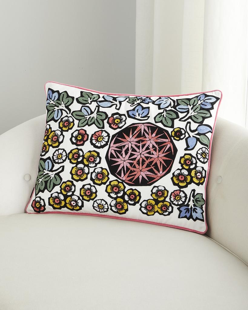 Christian Lacroix Garden Mix Pillow, 18" x 24"