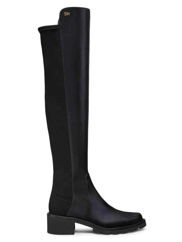 Stuart Weitzman Alina City Leather Over-The-Knee Boots 1