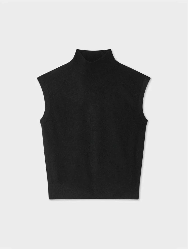 White + Warren White + Warren - Cashmere Sleeveless Mockneck 4