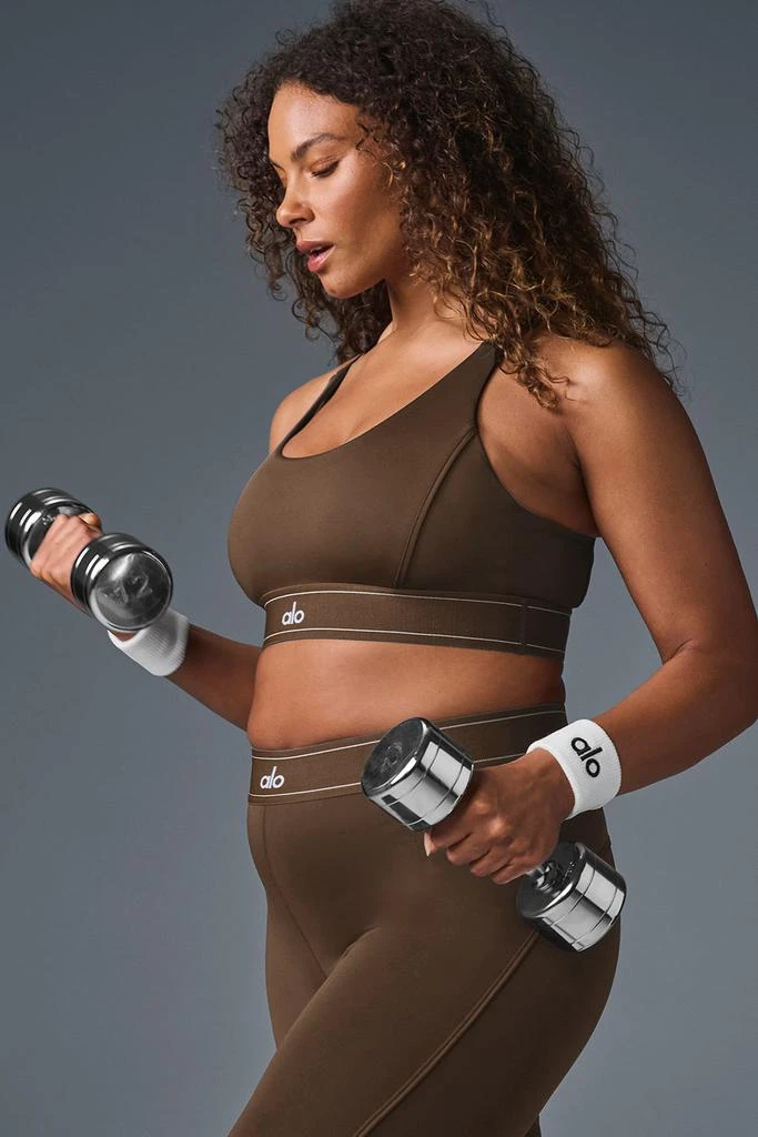 Alo Airlift Suit Up Bra - Espresso 7