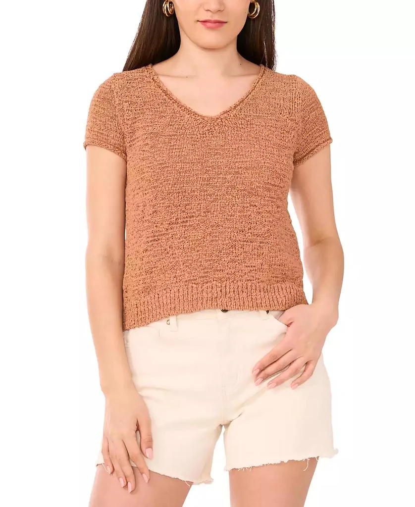 Vince Camuto Women's Short-Sleeve Knit Top 1