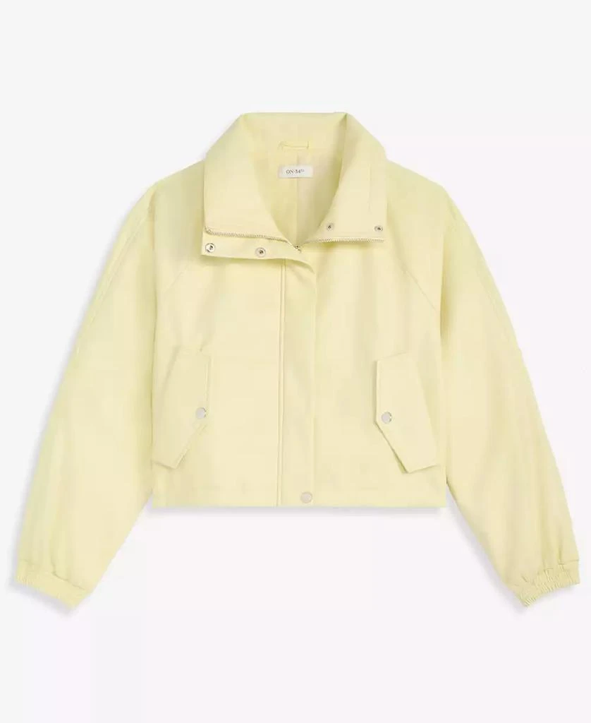 On 34th Women
s Cropped Faux-Leather Jacket, Macy
s Exclusive 5