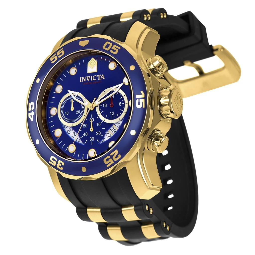 Invicta Invicta 6983 Men's Steel & Polyurethane Band Quartz Pro Diver Chrono Blue Dial Date Watch 4