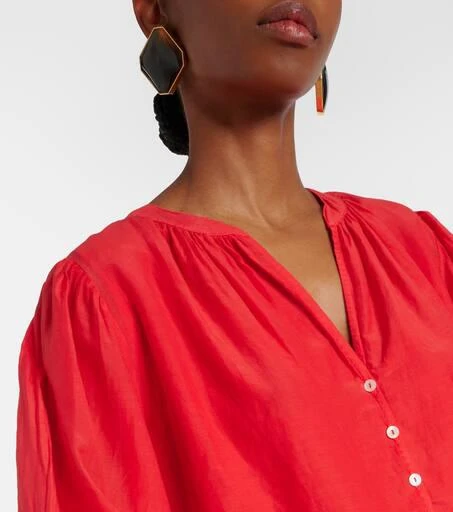 Velvet Mel cotton and silk shirt 4