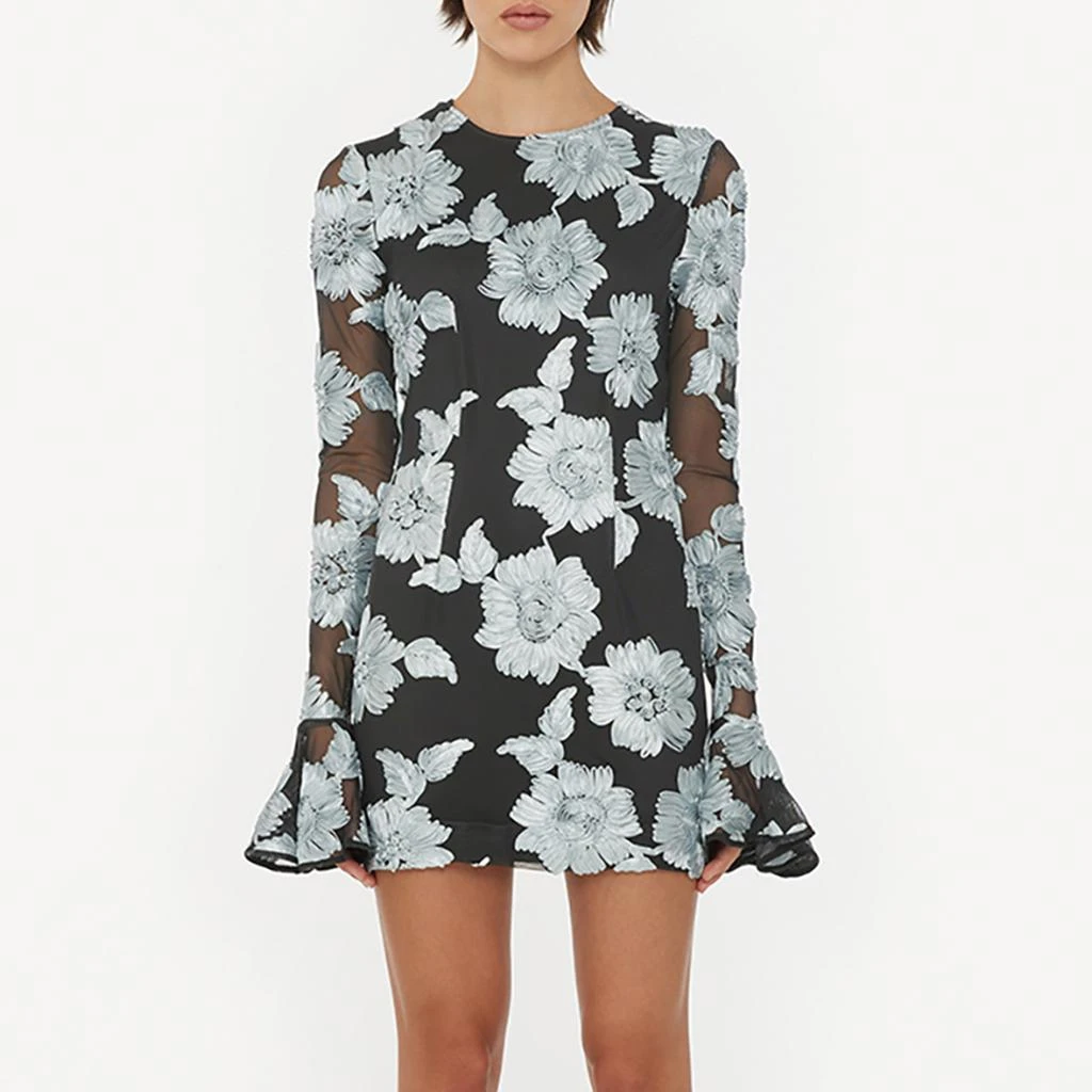 ROTATE Birger Christensen Mesh Mini Dress 1