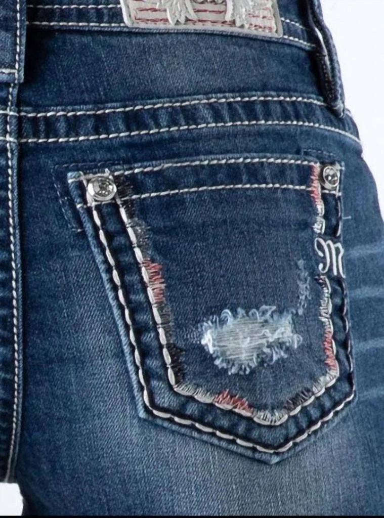 Miss Me Miss Me - Mid-rise Destruct Short 3