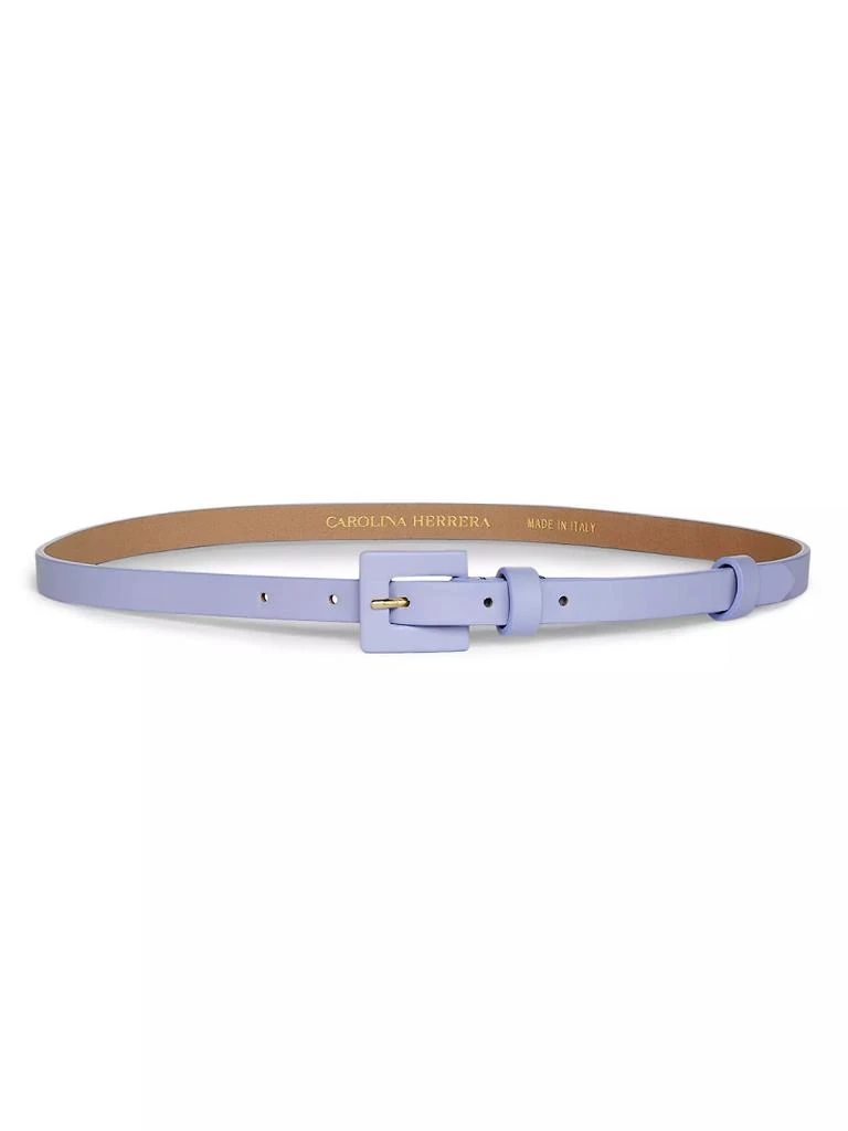 Carolina Herrera '90s Skinny Leather Belt 1