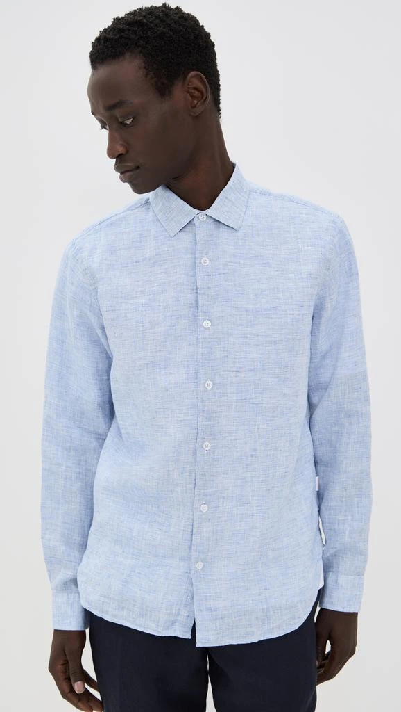 ORLEBAR BROWN Giles Linen Button Down Shirt 6