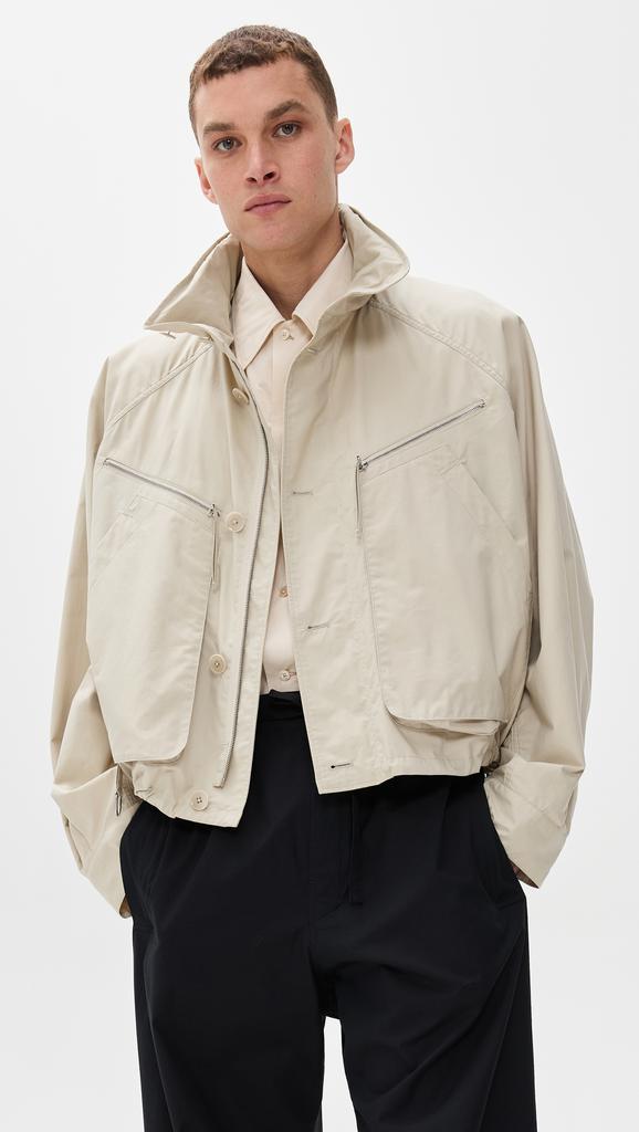 ジャケット・アウター LEMAIRE PARACHUTE BLOUSON BLACK 25SS Lemaire PARACHUTE BLOUSON - OW1115 LF1371_BK999 | REVERSIBLE