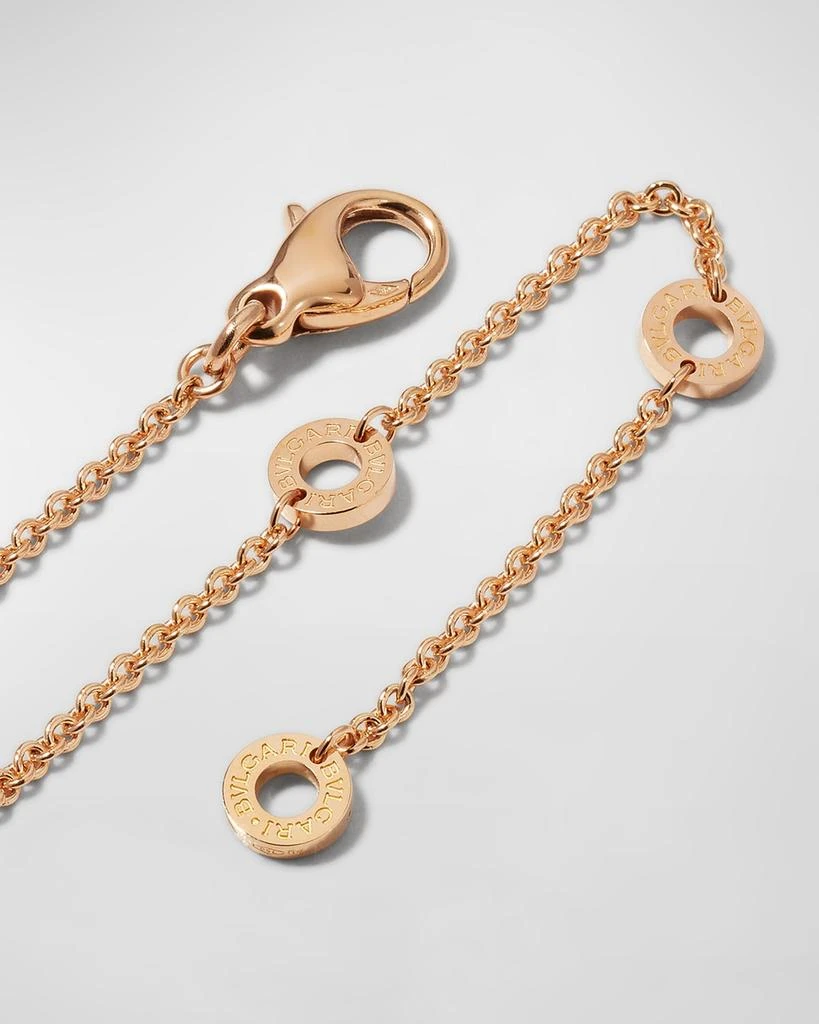 BVLGARI B.Zero1 18k Rose Gold Black Ceramic Necklace 4