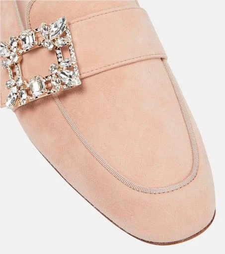 Roger Vivier Mini Broche suede loafers 6