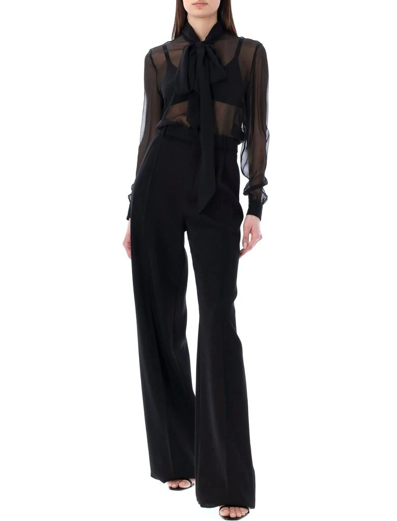 Yves Saint Laurent Saint Laurent Pussy-Bow Long-Sleeved Shirt 4