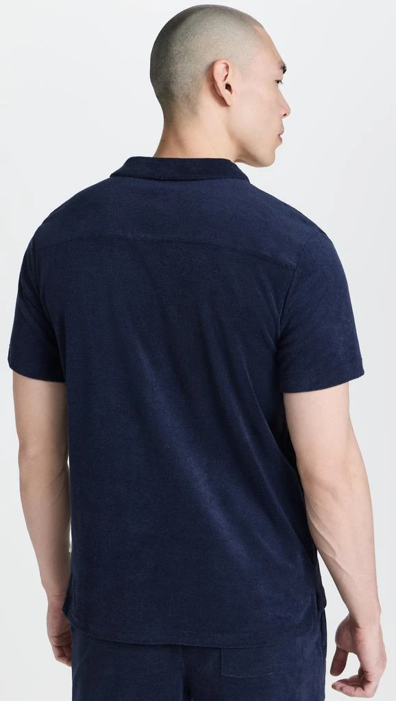Onia Towel Terry Johnny Collar Polo 2