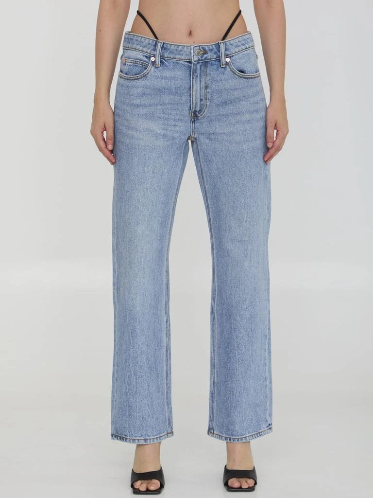 Alexander Wang Jeans With Pre-styled Thong 1