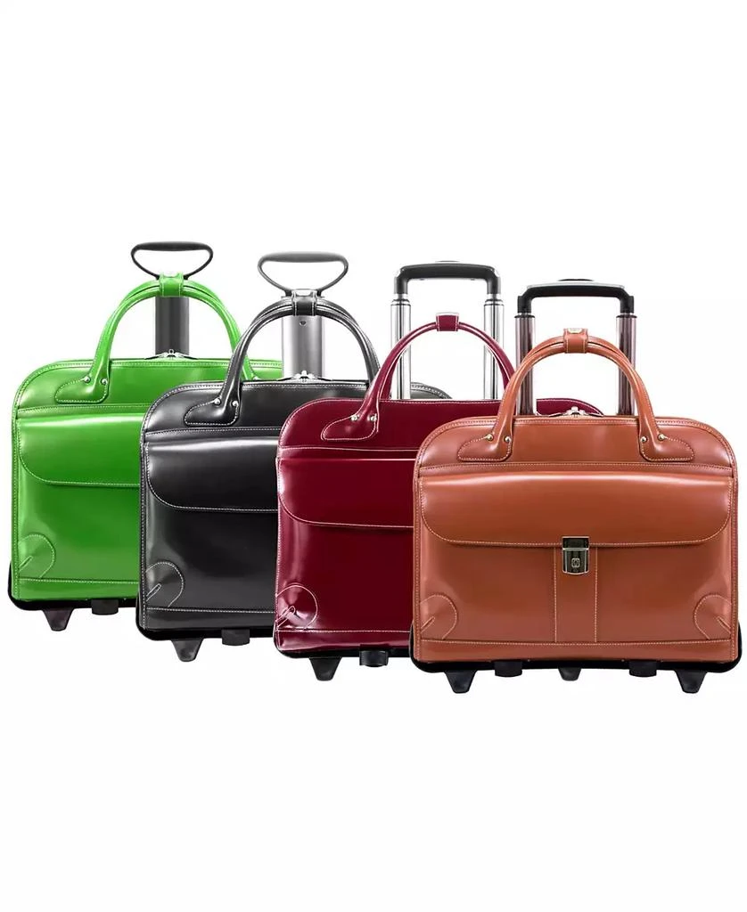 McKlein Lakewood, 15" Fly-Through Checkpoint-Friendly Ladies Laptop Briefcase 8