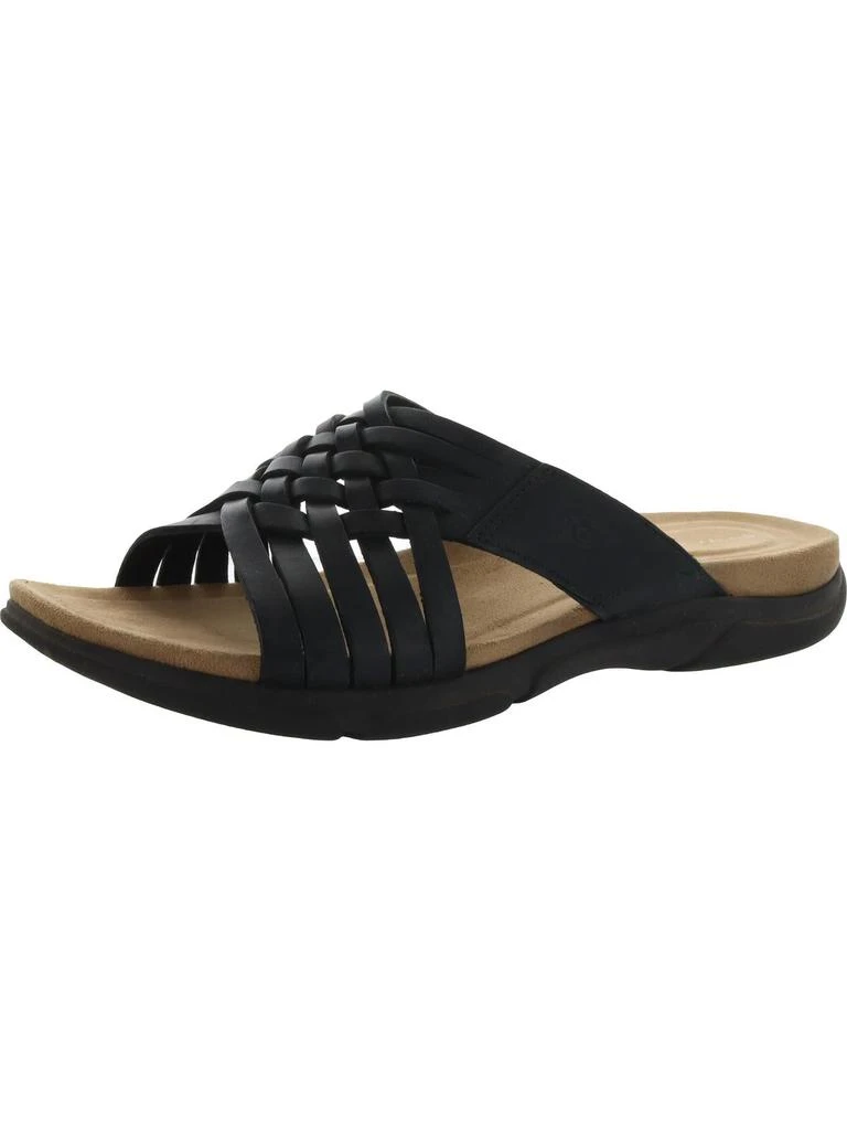 Easy Spirit Meadow Womens Leather Slip On Huarache Sandals 6
